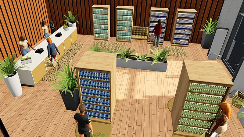Official Big Ambitions Bookstore interior