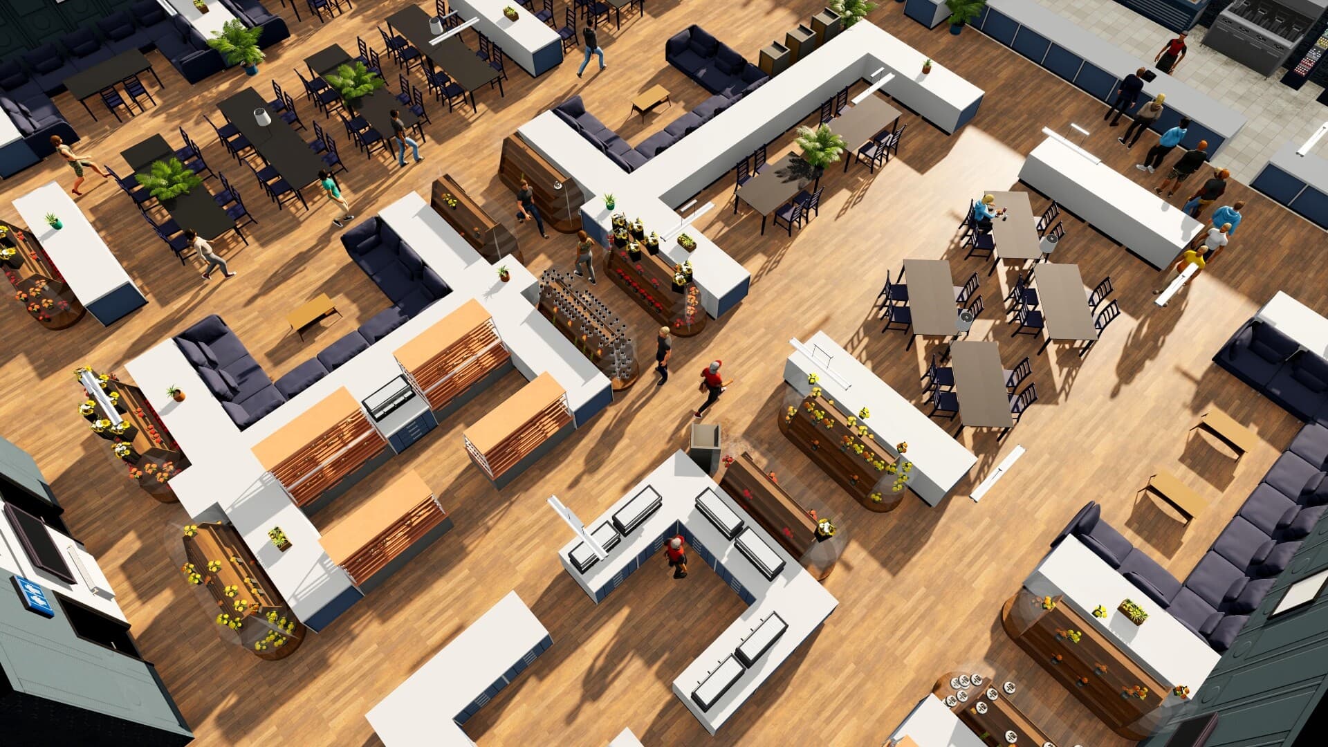 Big Ambitions 1.0 business simulation gameplay in New York